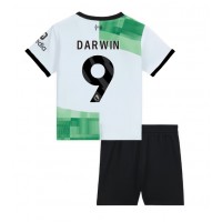 Liverpool Darwin Nunez #9 Bortaställ Barn 2023-24 Korta ärmar (+ Korta byxor)